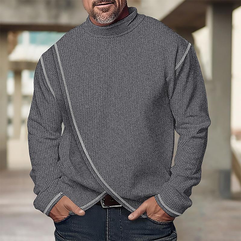 Men’s Turtleneck Long Sleeve Pullover T Men’s Turtleneck Long Sleeve Pullover T