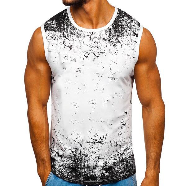 Men’s Printed Sleeveless Tank Top X Men’s Printed Sleeveless Tank Top X
