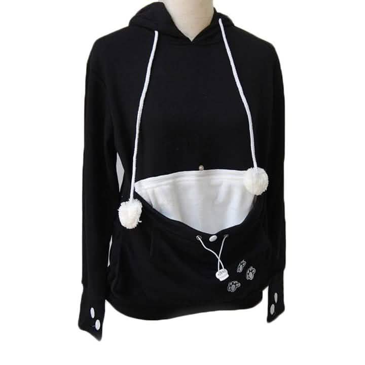 Kangaroo Hoodie – Black Kangaroo Hoodie – Black