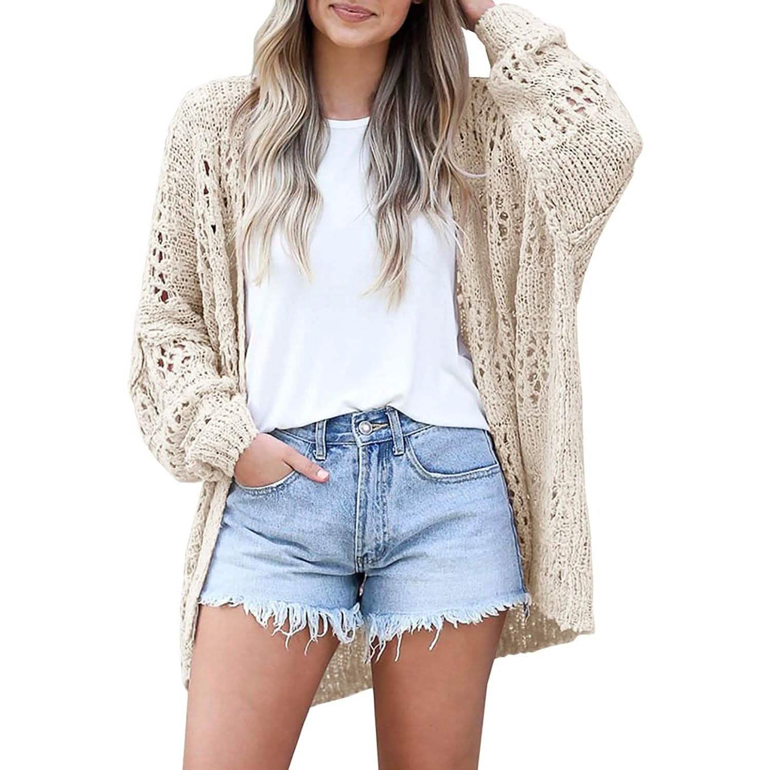 Ladies Crochet Cardigan Sweater Ladies Crochet Cardigan Sweater