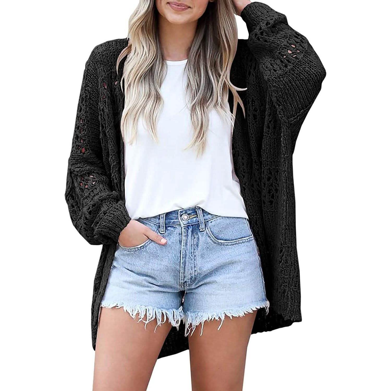 Ladies Crochet Cardigan Sweater Ladies Crochet Cardigan Sweater