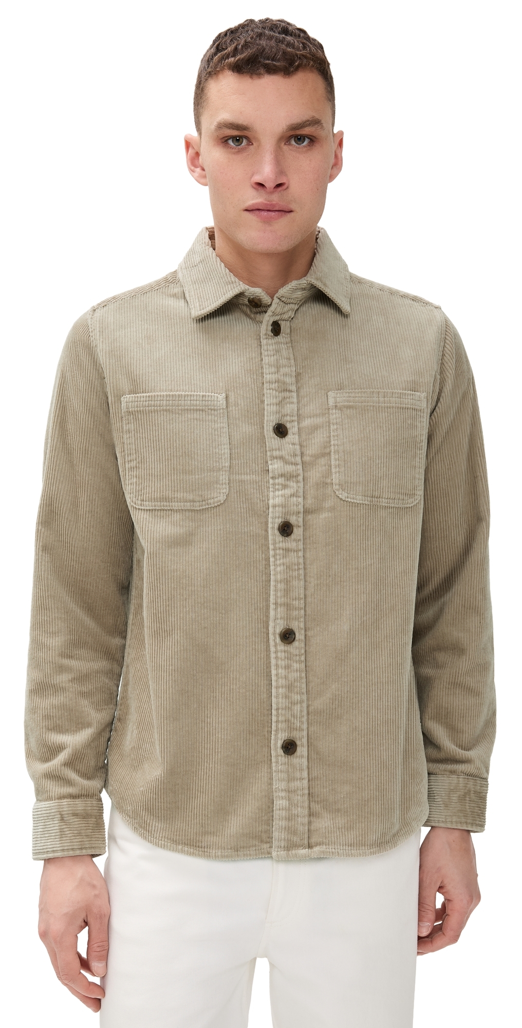 Les Deux Kody Corduroy Overshirt Light Sand Les Deux Kody Corduroy Overshirt Light Sand
