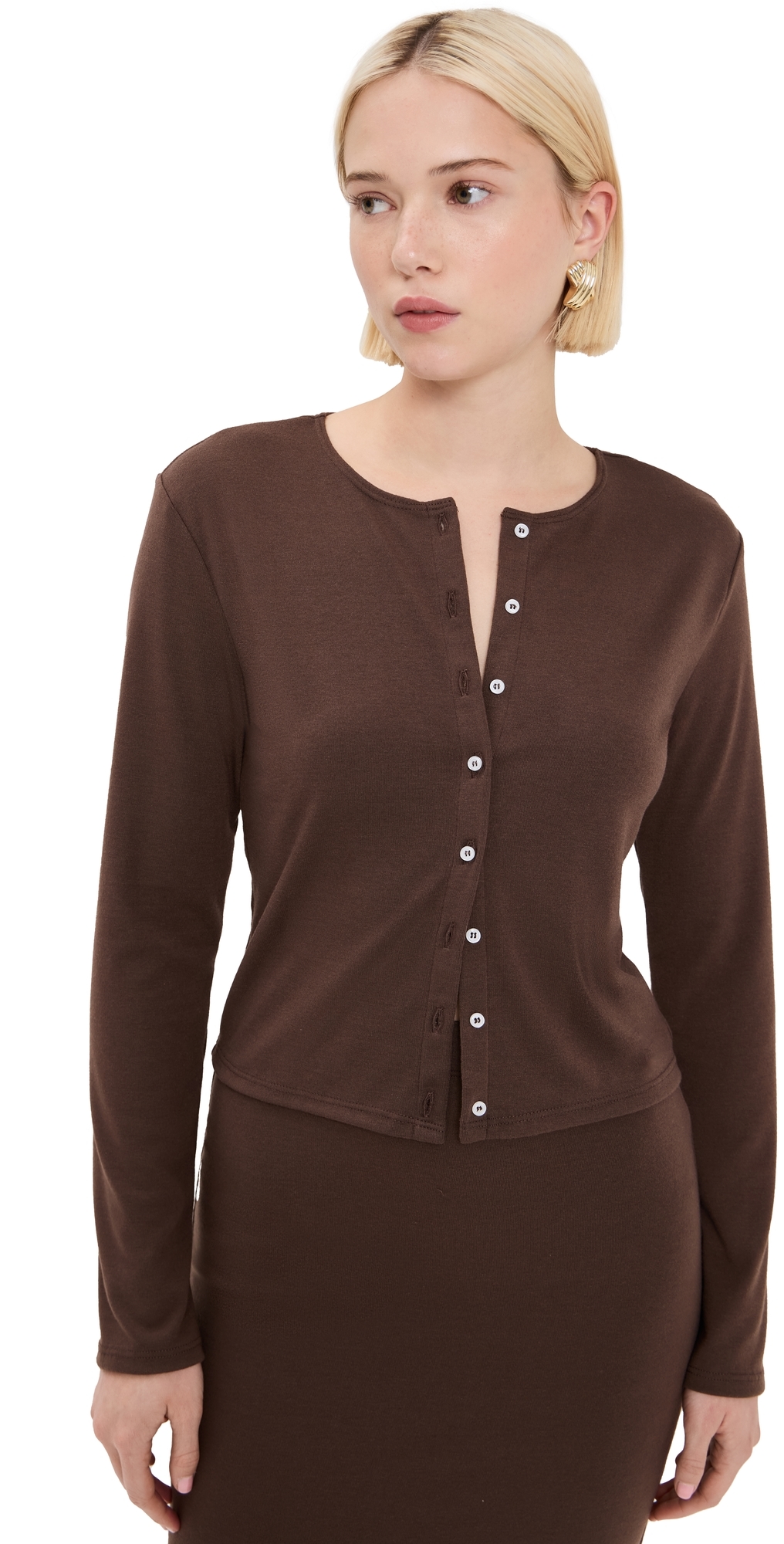 LE BOP Eloise Cardigan Chocolate LE BOP Eloise Cardigan Chocolate