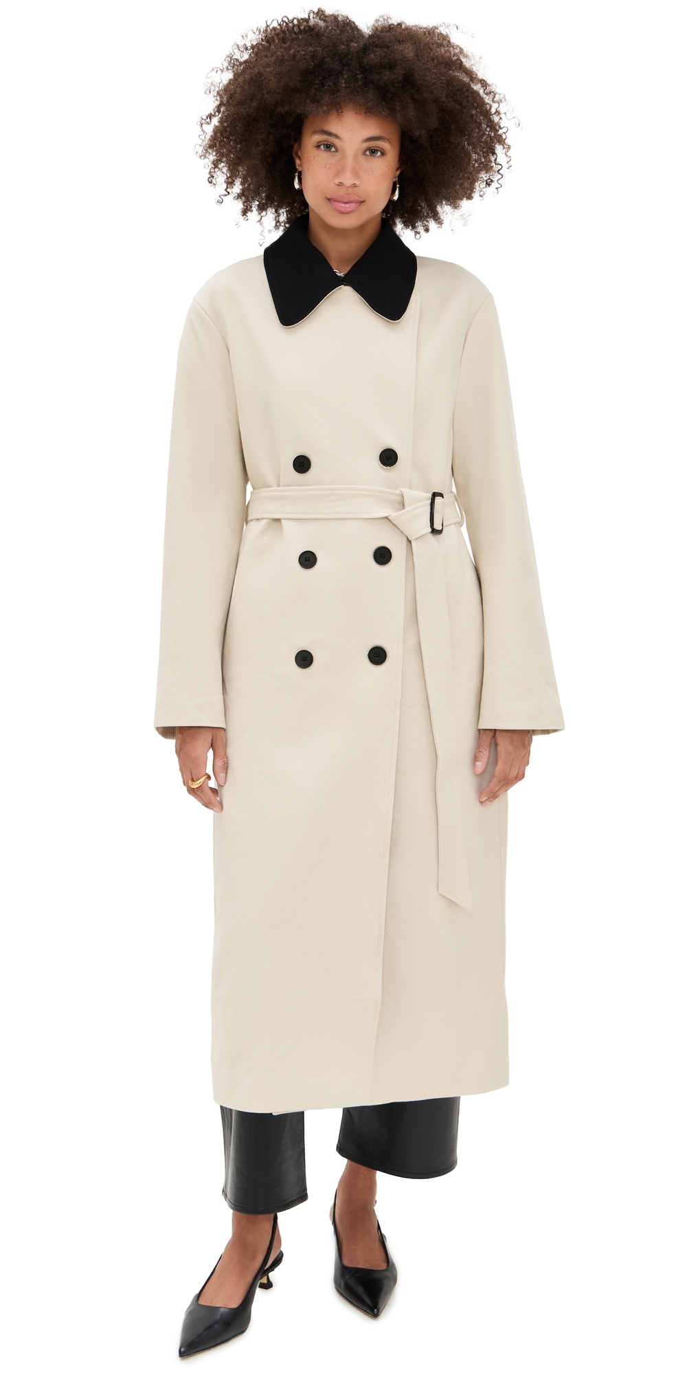 Lioness Soho Trench Coat Beige Lioness Soho Trench Coat Beige