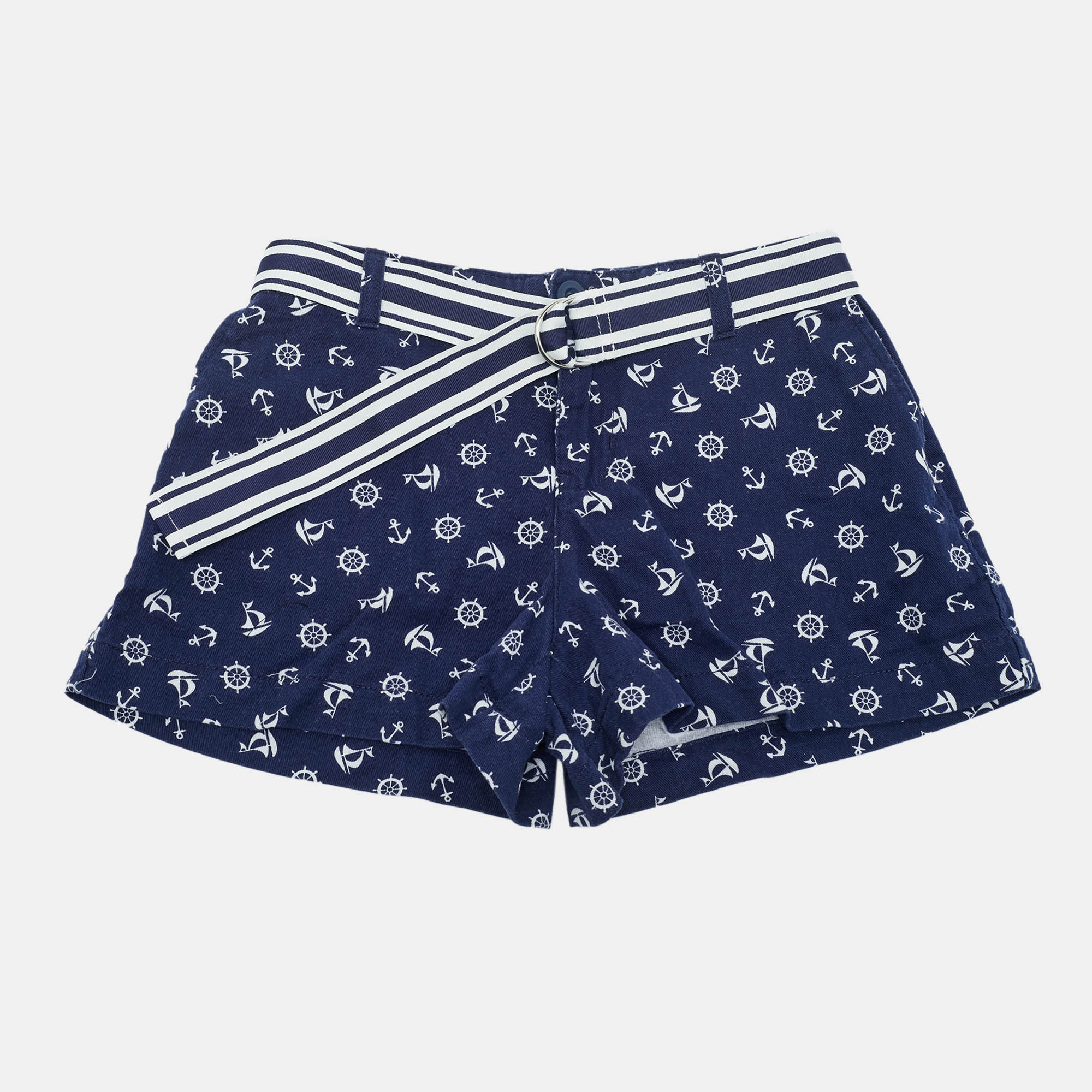 Polo Ralph Lauren Kids Navy Blue Printed Cotton Shorts Yrs Polo Ralph Lauren Kids Navy Blue Printed Cotton Shorts Yrs