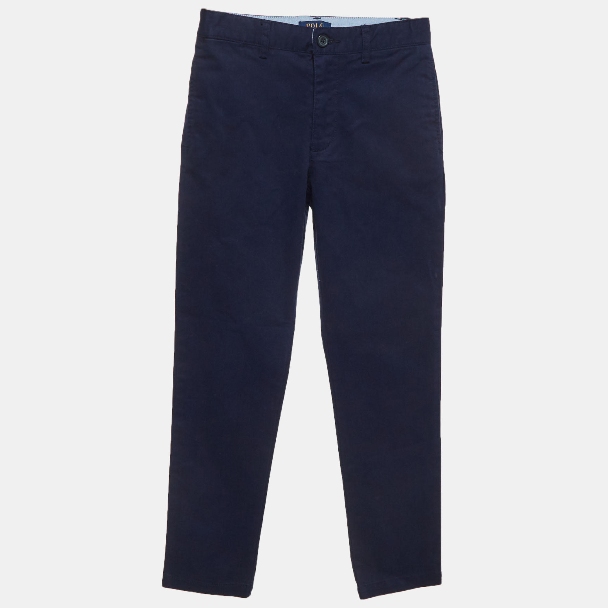 Polo Ralph Lauren Kids Navy Blue Cotton Twill Chinos Yrs Polo Ralph Lauren Kids Navy Blue Cotton Twill Chinos Yrs