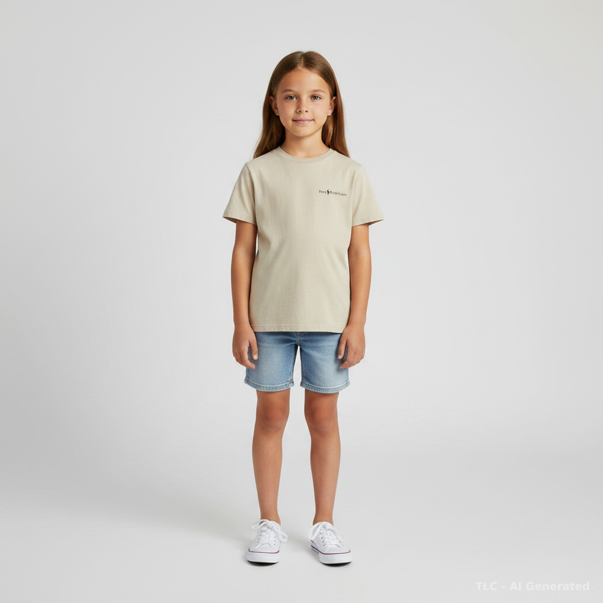 Polo Ralph Lauren Kids Beige Cotton Crew Neck Shirt M – Polo Ralph Lauren Kids Beige Cotton Crew Neck Shirt M –