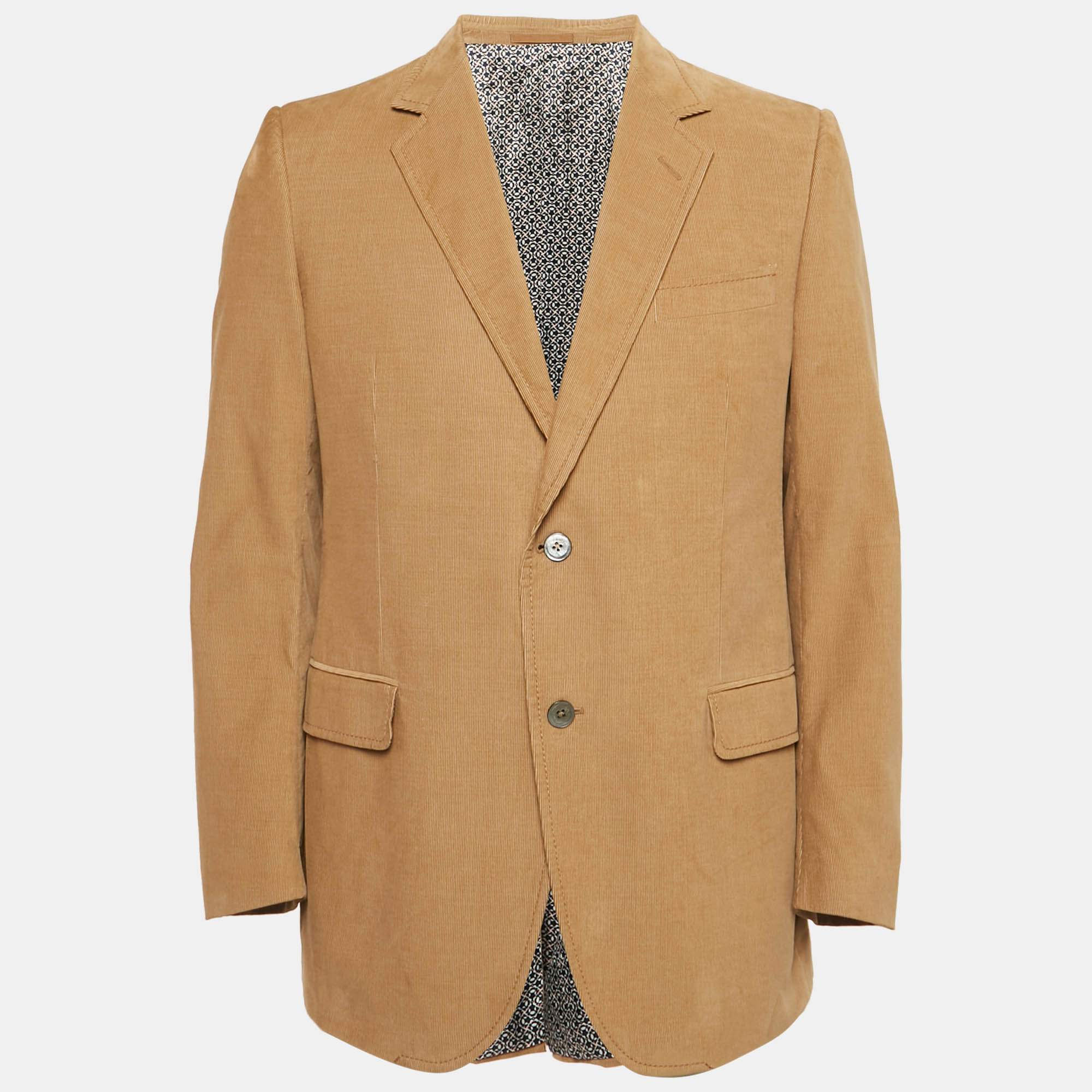 Gucci Beige Corduroy Regular Fit Blazer Gucci Beige Corduroy Regular Fit Blazer
