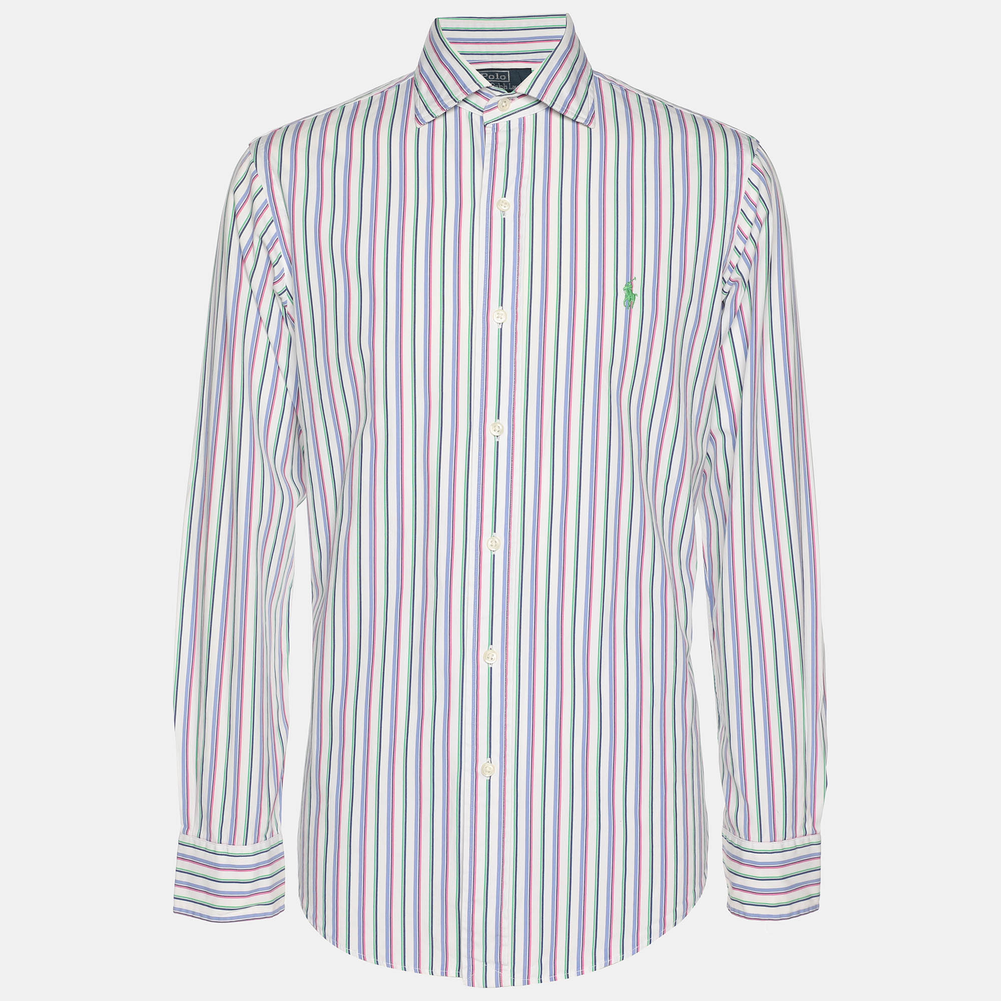 Polo Ralph Lauren Multicolor Stripe Cotton Long Sleeve Shirt Polo Ralph Lauren Multicolor Stripe Cotton Long Sleeve Shirt