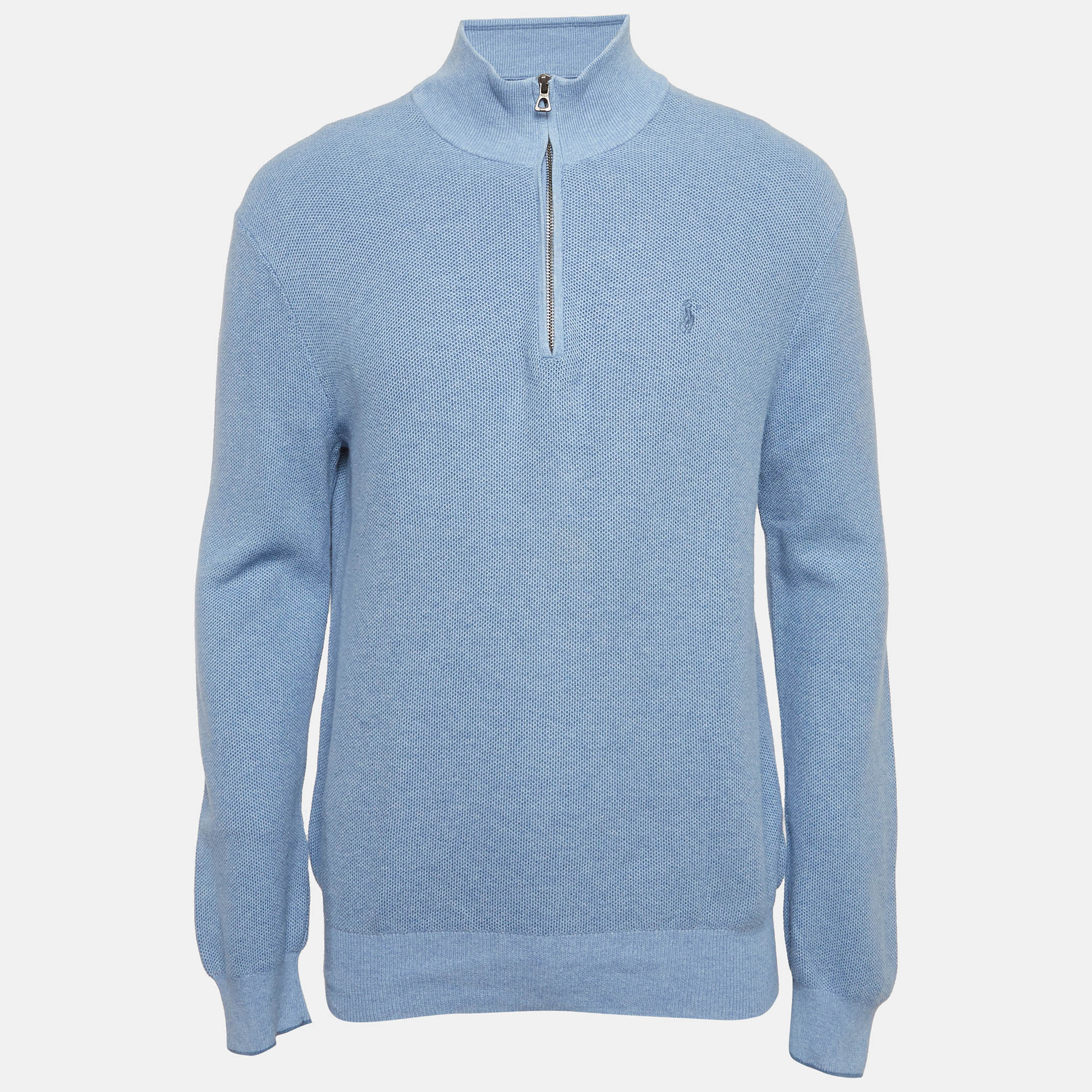 Polo Ralph Lauren Blue Pima Cotton Long Sleeve Shirt Polo Ralph Lauren Blue Pima Cotton Long Sleeve Shirt