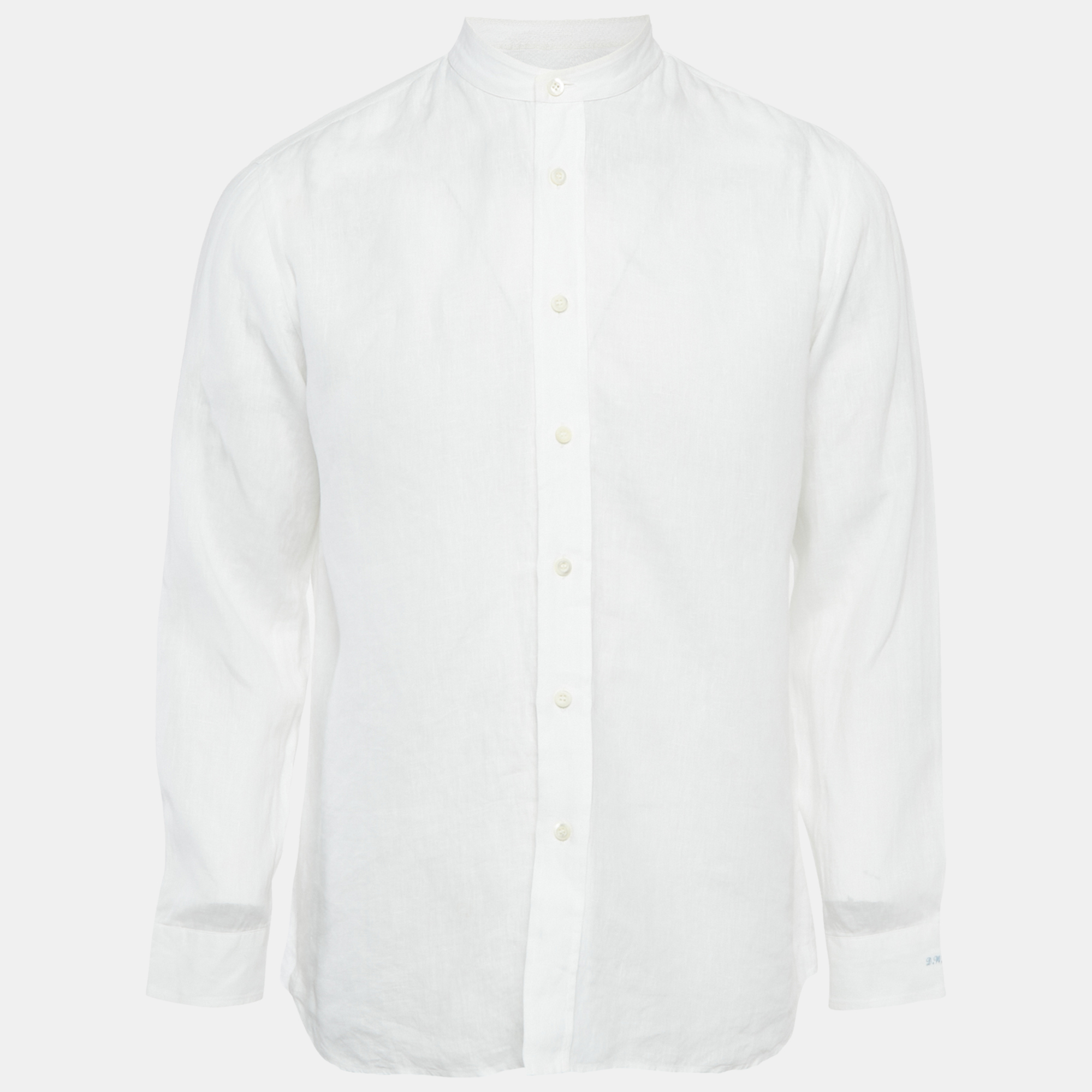 Prada White Cotton Long Sleeve Shirt Prada White Cotton Long Sleeve Shirt