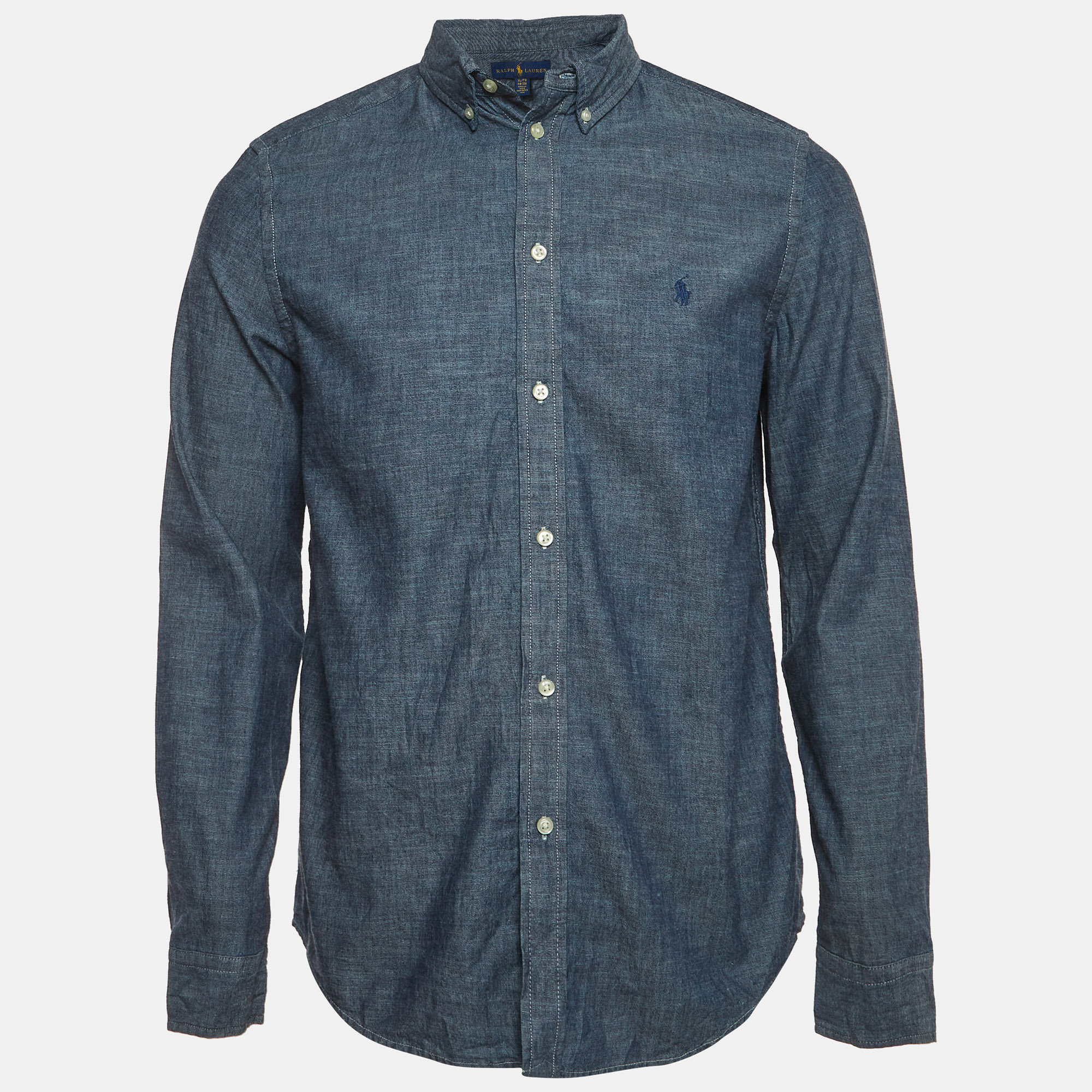 Ralph Lauren Blue Chambray Button Down Shirt Ralph Lauren Blue Chambray Button Down Shirt