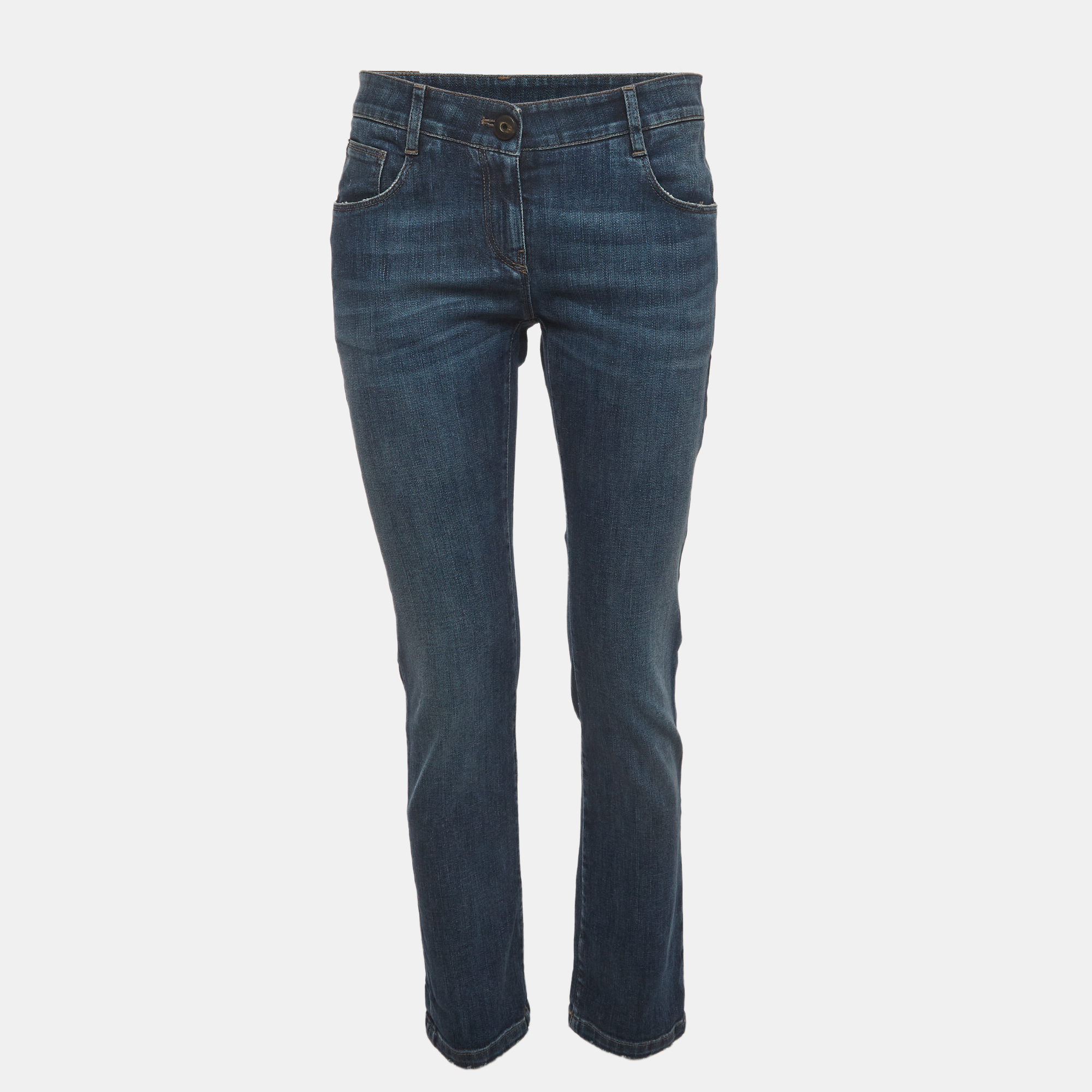 Brunello Cucinelli Blue Denim Low Rise Jeans MWaist “ Brunello Cucinelli Blue Denim Low Rise Jeans MWaist “