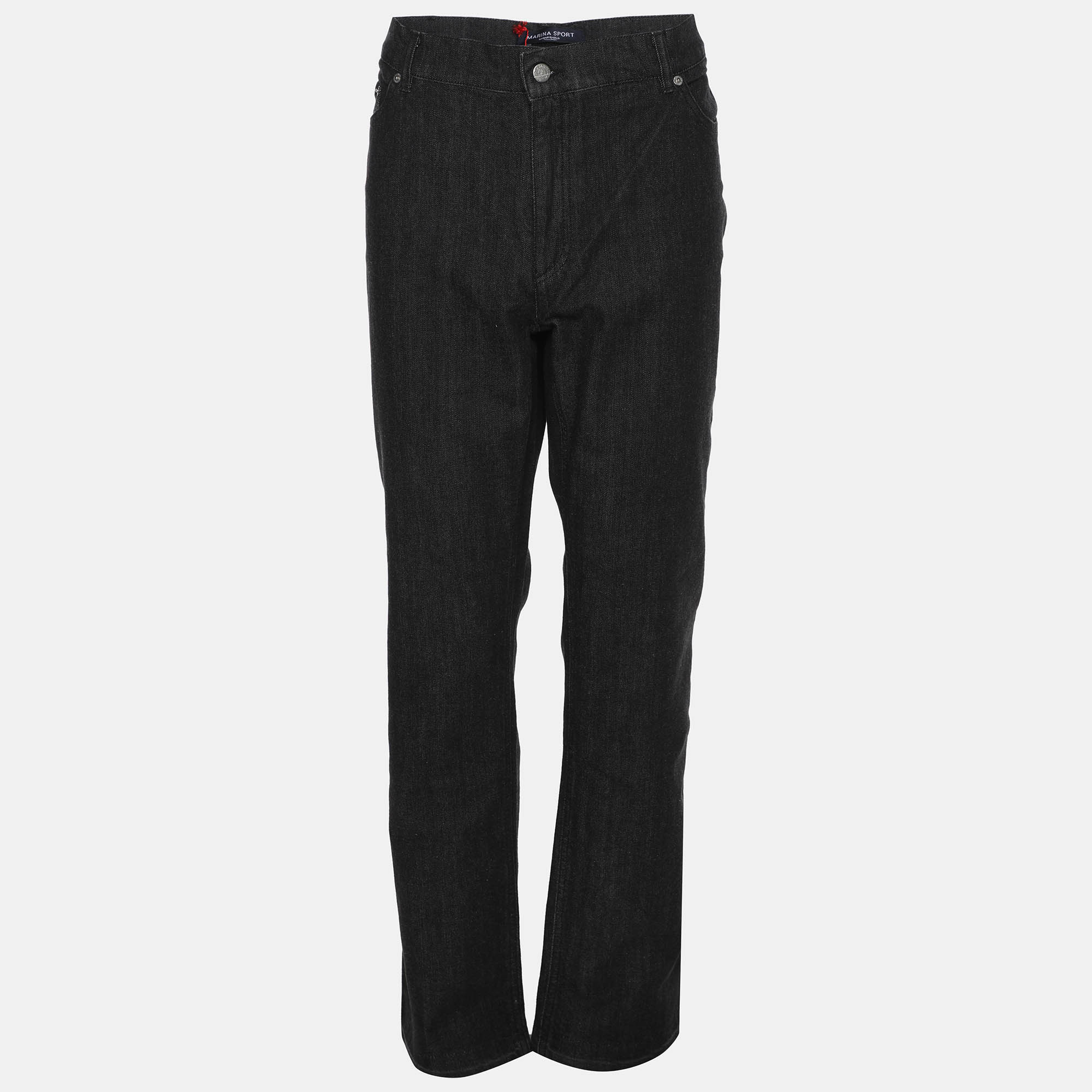 Marina Sport by Marina Rinaldi Dark Grey Denim Stretch Jeans Marina Sport by Marina Rinaldi Dark Grey Denim Stretch Jeans