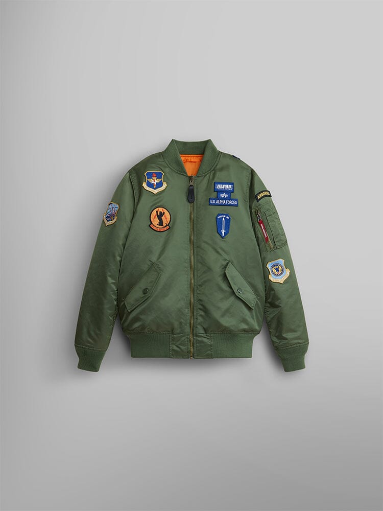 MA- SQUADRON BOMBER JACKET YOUTH – SAGE T MA- SQUADRON BOMBER JACKET YOUTH – SAGE T