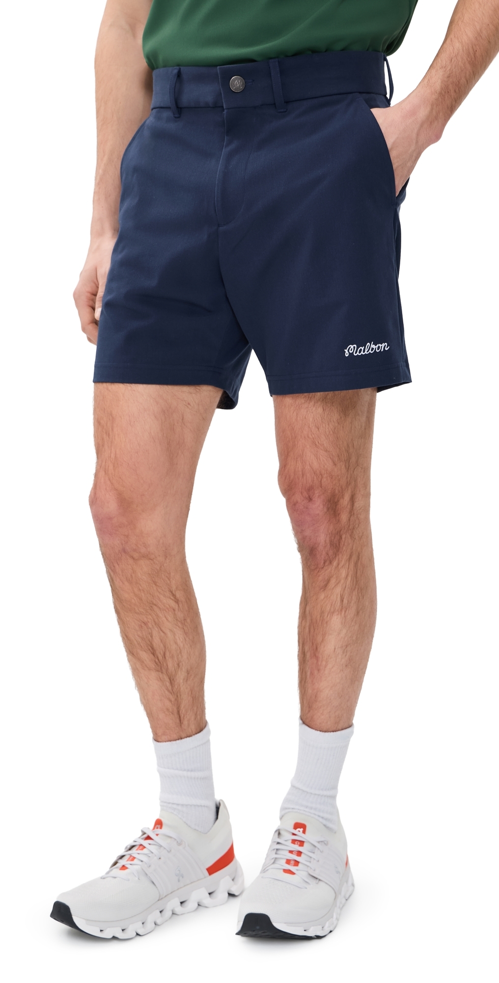 Malbon Ripley Coolcore Shorts Navy Malbon Ripley Coolcore Shorts Navy