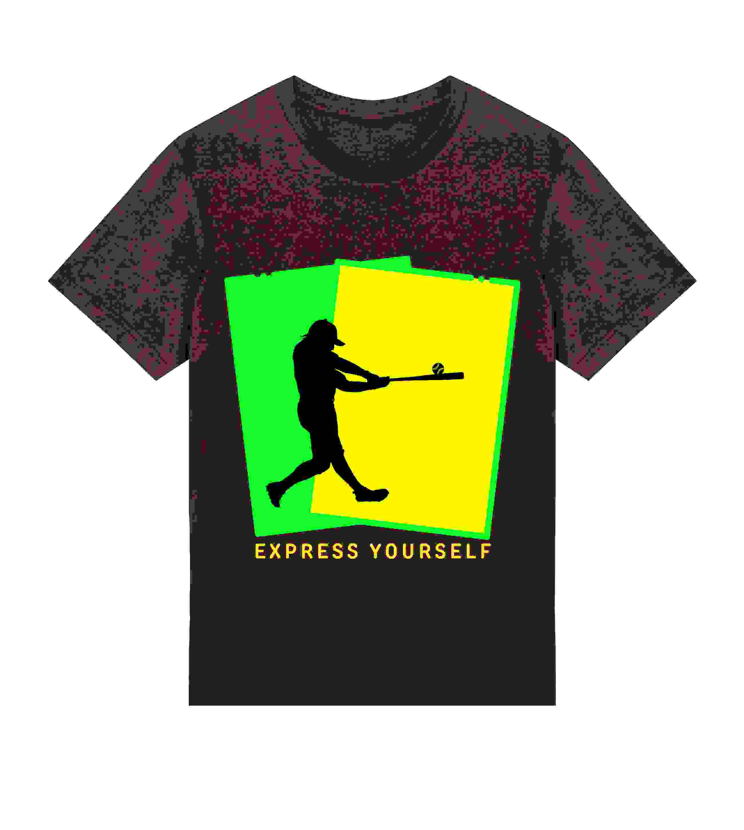 Bold Baseball Silhouette – Men’s Regular Shirt – Maroon men Bold Baseball Silhouette – Men’s Regular Shirt – Maroon men