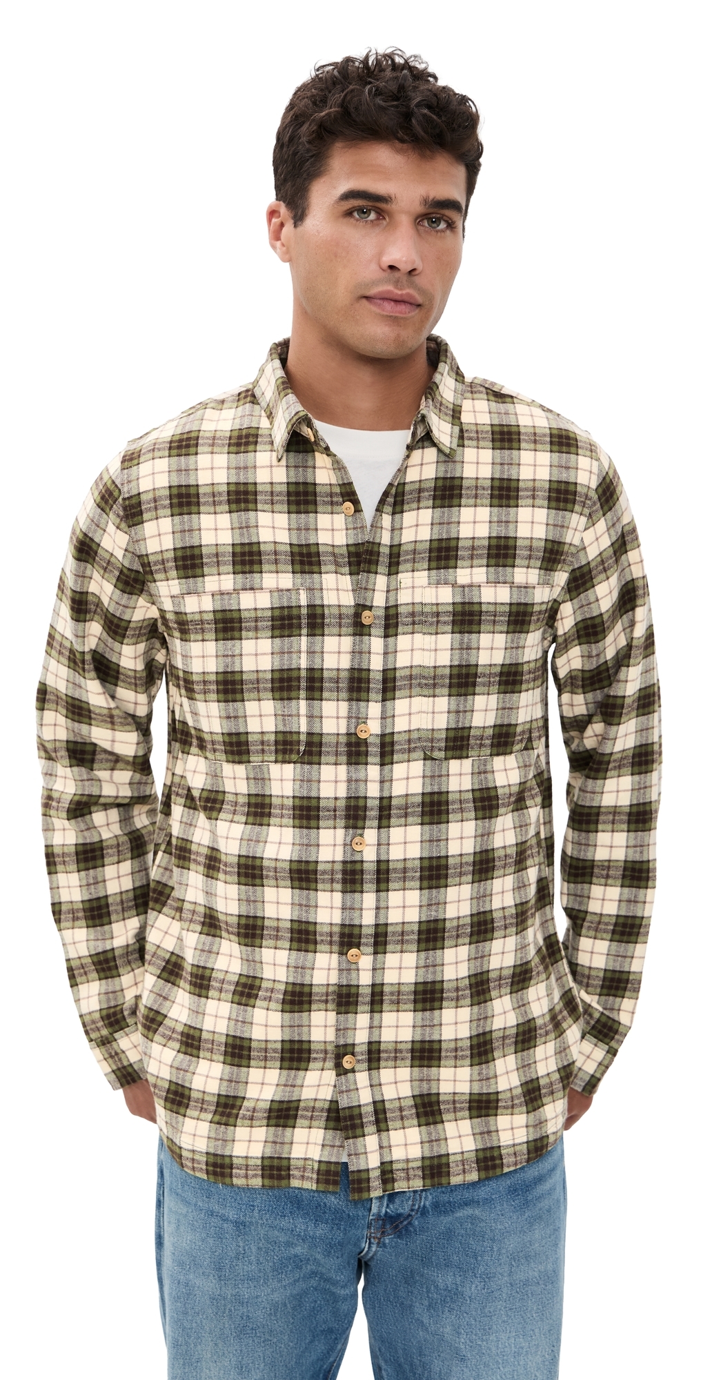 McTavish House Check Flannel Shirt Green Multi McTavish House Check Flannel Shirt Green Multi