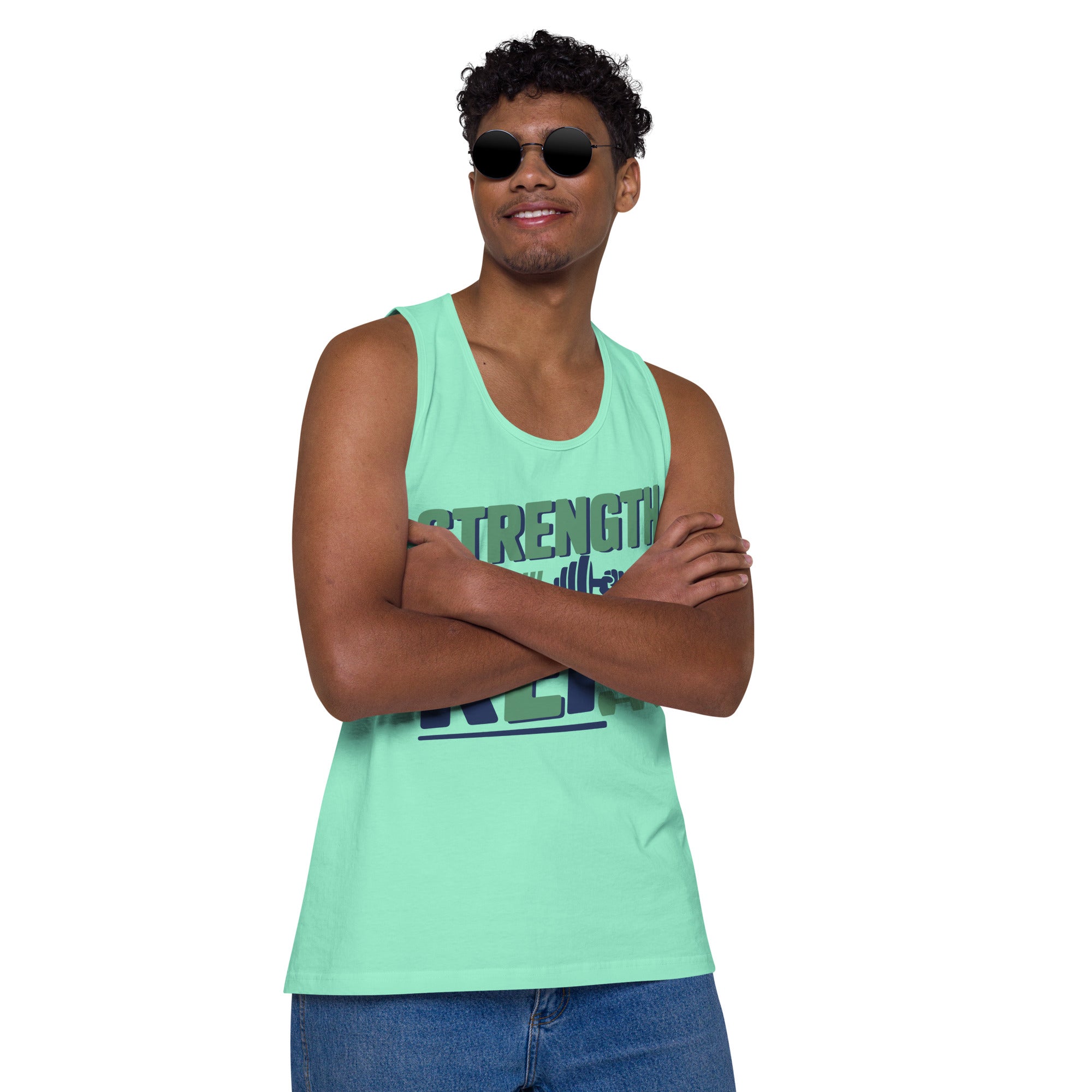 Lift, Repeat, Conquer Motivational Gym Tank Top Lift, Repeat, Conquer Motivational Gym Tank Top