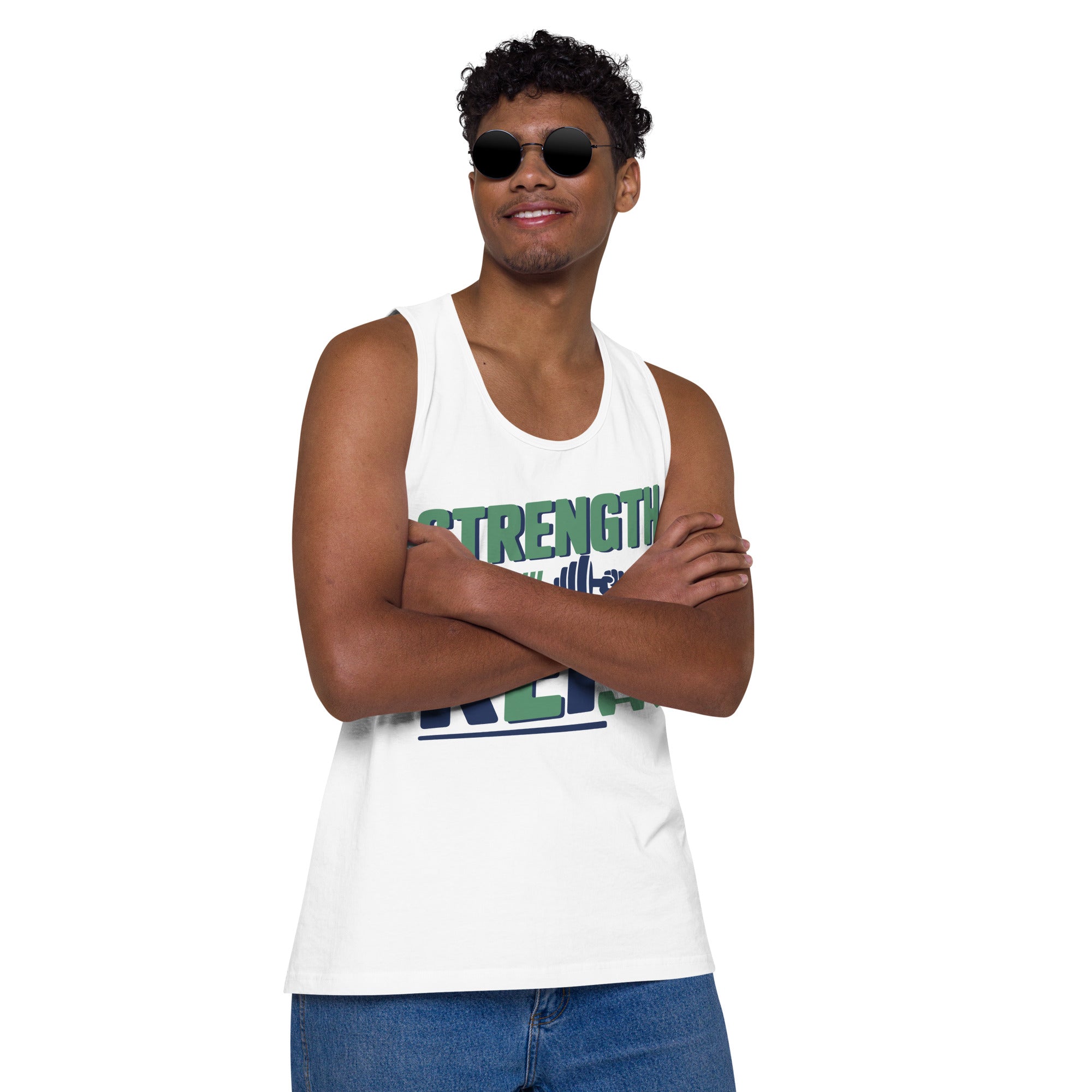 Lift, Repeat, Conquer Motivational Gym Tank Top Lift, Repeat, Conquer Motivational Gym Tank Top
