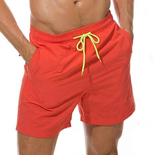 Men’s Swim Trunks Quick Dry Beach Shorts with Pockets Men’s Swim Trunks Quick Dry Beach Shorts with Pockets