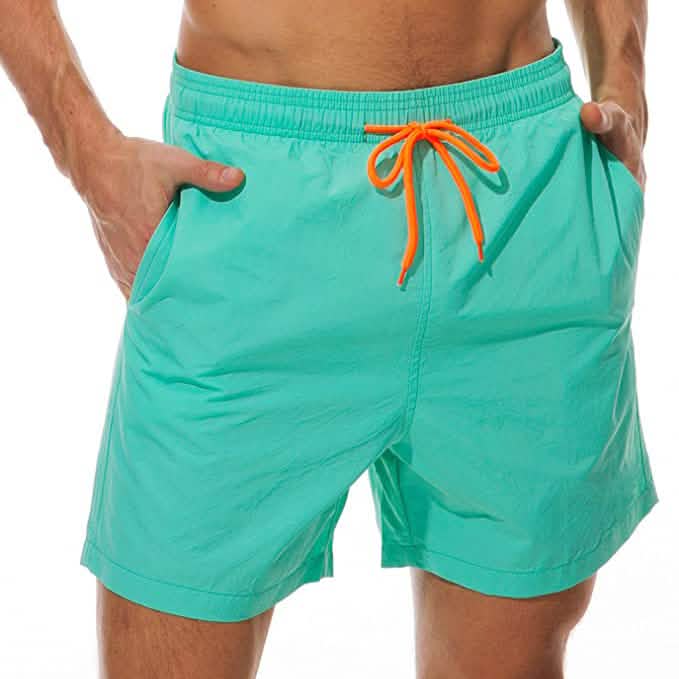Men’s Swim Trunks Quick Dry Beach Shorts with Pockets Men’s Swim Trunks Quick Dry Beach Shorts with Pockets