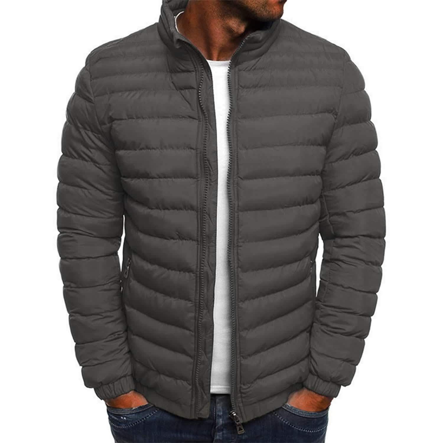 Men’s Warm Windproof Puffer Bubble Jacket Men’s Warm Windproof Puffer Bubble Jacket