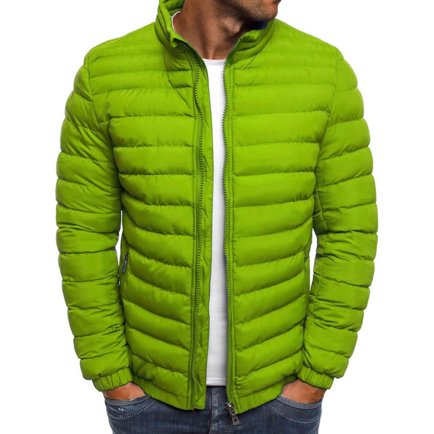 Men’s Warm Windproof Puffer Bubble Jacket Men’s Warm Windproof Puffer Bubble Jacket