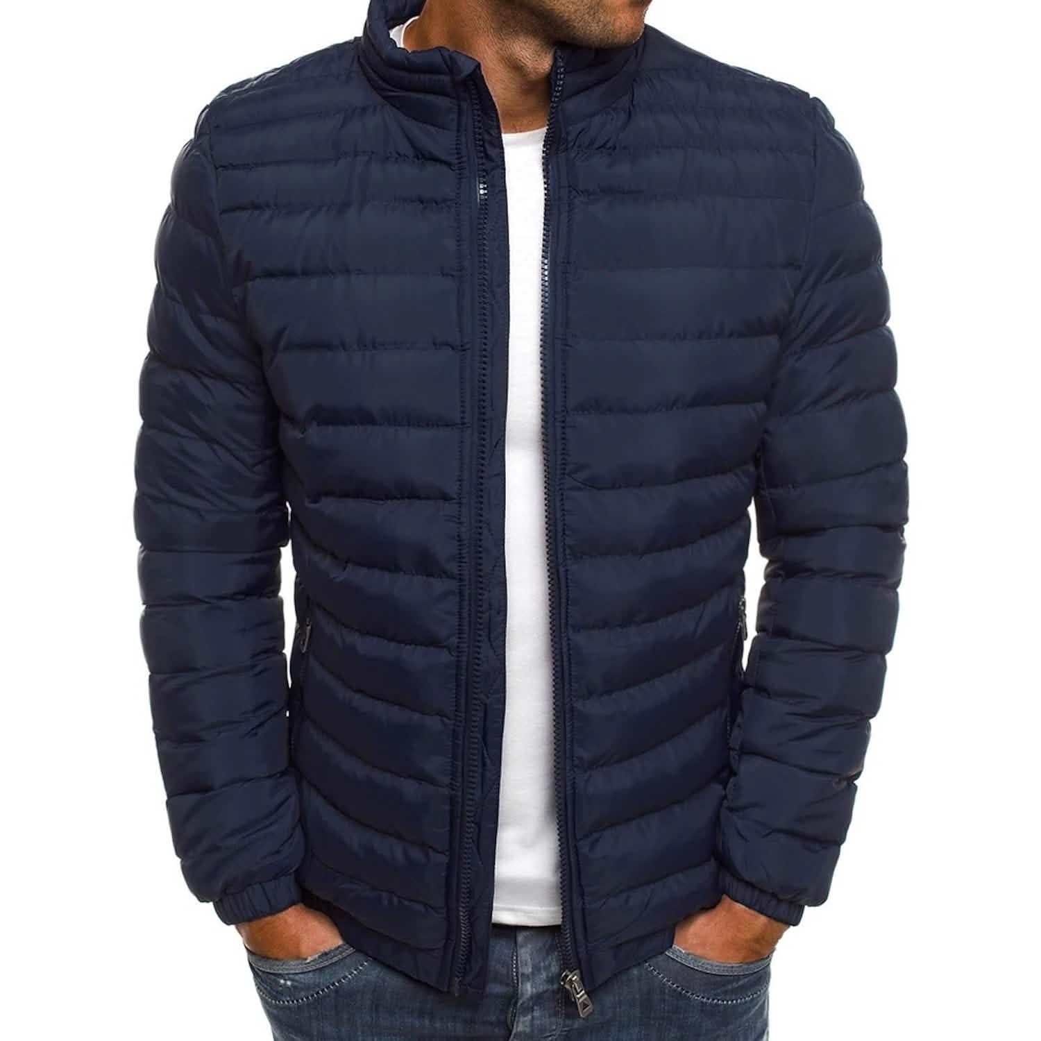 Men’s Warm Windproof Puffer Bubble Jacket Men’s Warm Windproof Puffer Bubble Jacket