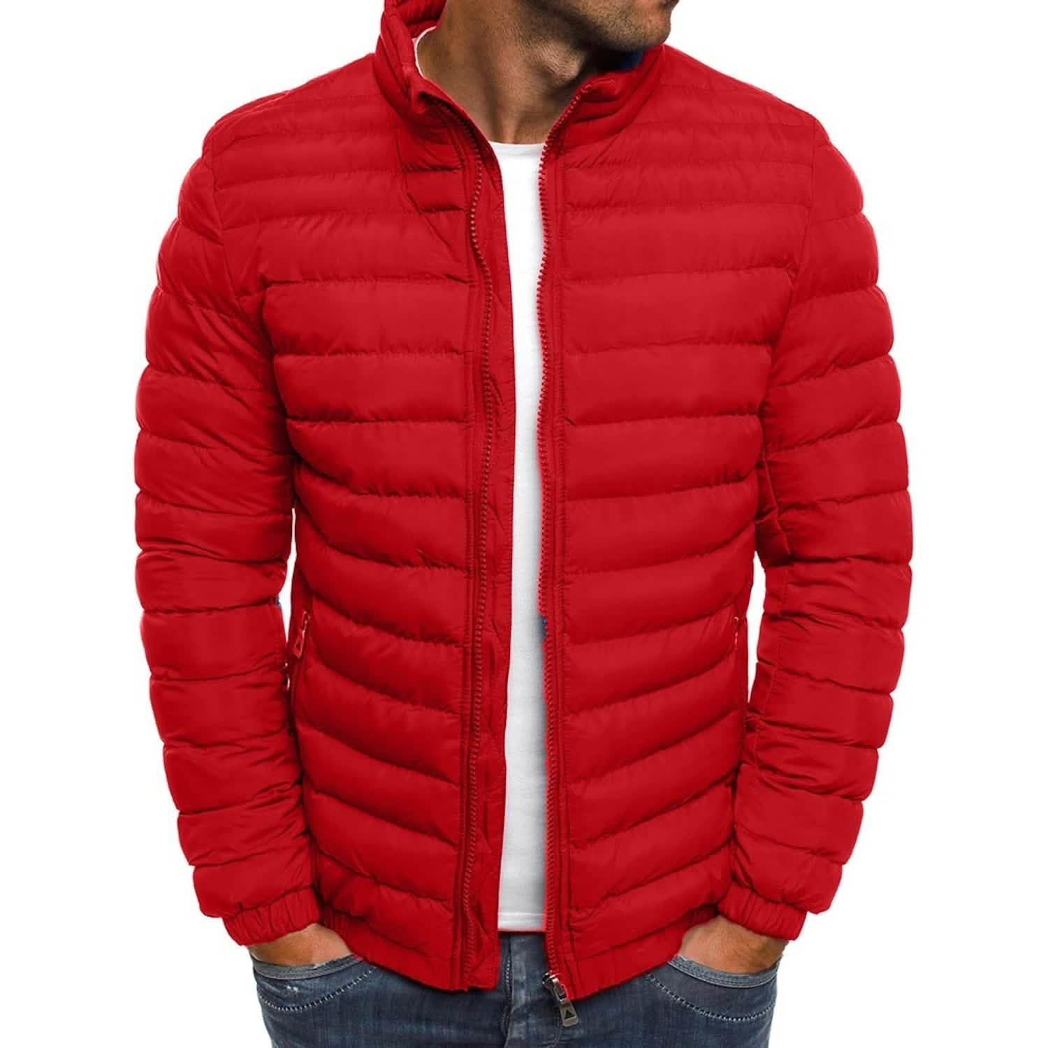 Men’s Warm Windproof Puffer Bubble Jacket Men’s Warm Windproof Puffer Bubble Jacket