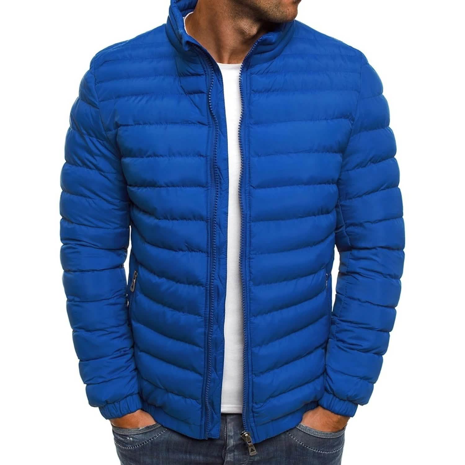 Men’s Warm Windproof Puffer Bubble Jacket Men’s Warm Windproof Puffer Bubble Jacket
