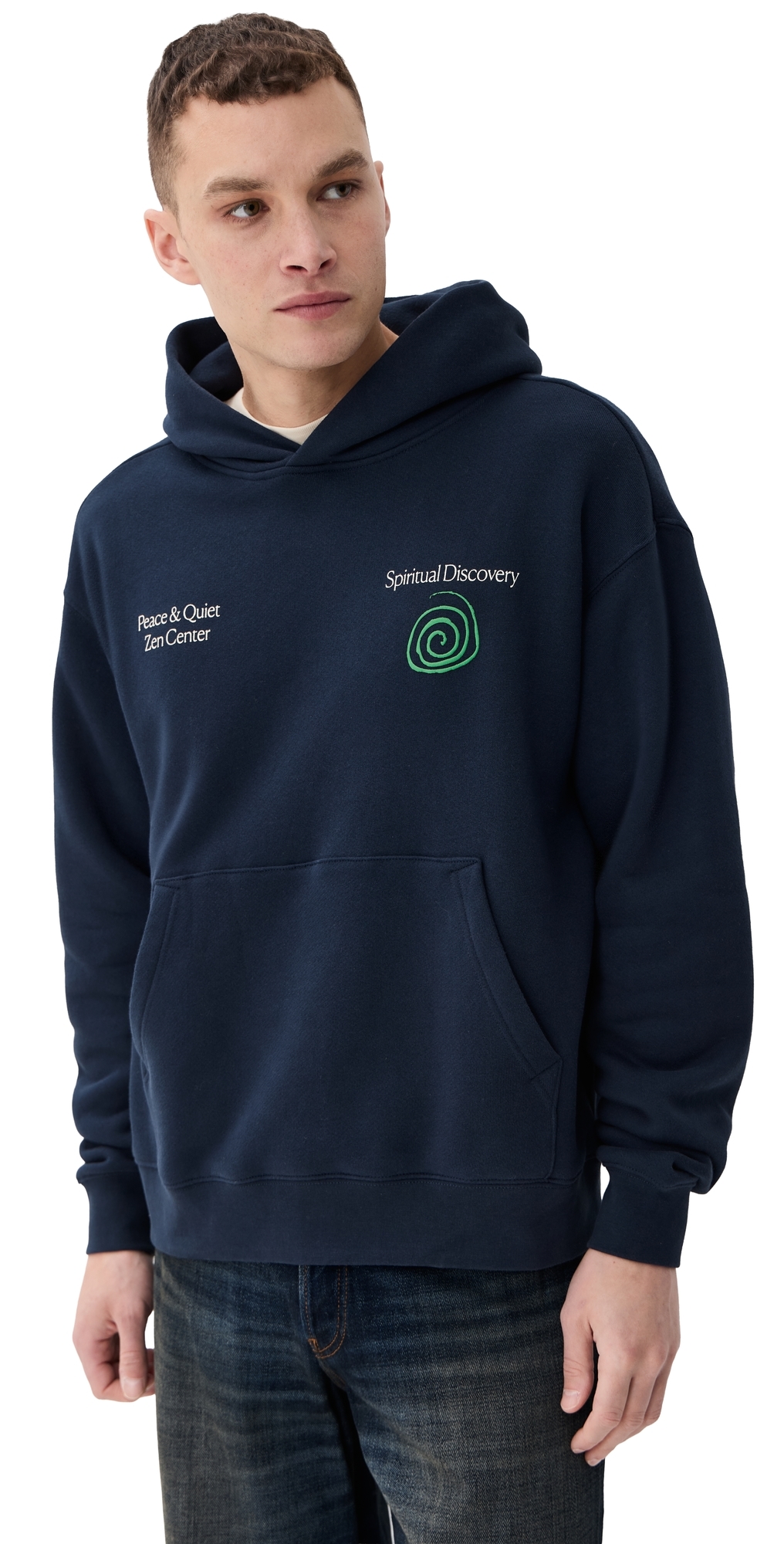 Museum of Peace and Quiet Spiritual Discovery Hoodie Navy Museum of Peace and Quiet Spiritual Discovery Hoodie Navy