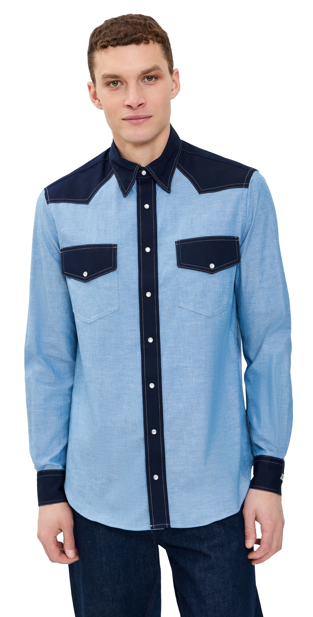 Nicholas Daley Western Shirt Navy Nicholas Daley Western Shirt Navy