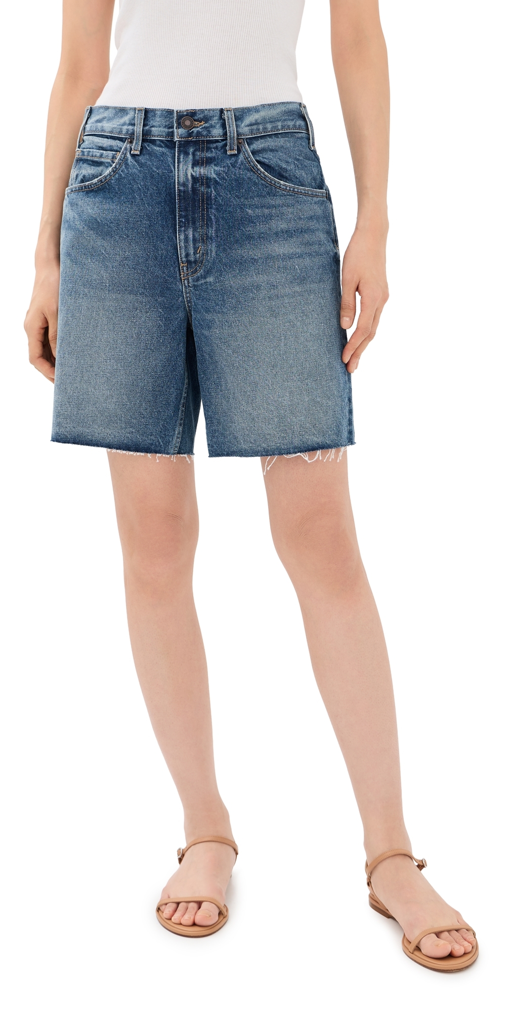 Nili Lotan Russel Denim Shorts Rosebowl Wash Nili Lotan Russel Denim Shorts Rosebowl Wash