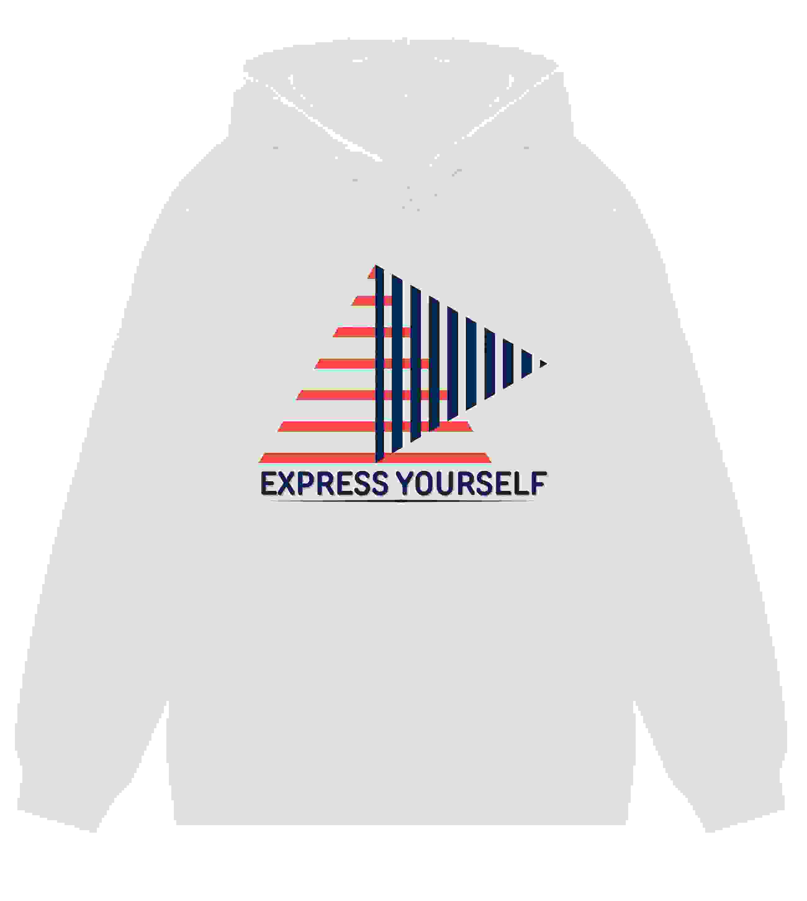 Bold Stripes – The Express Yourself Hoodie – Off white M men Bold Stripes – The Express Yourself Hoodie – Off white M men