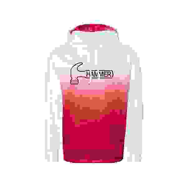 Hammer Coolwick Men’s Ombre Bowling Hoodie Red Large Hammer Coolwick Men’s Ombre Bowling Hoodie Red Large