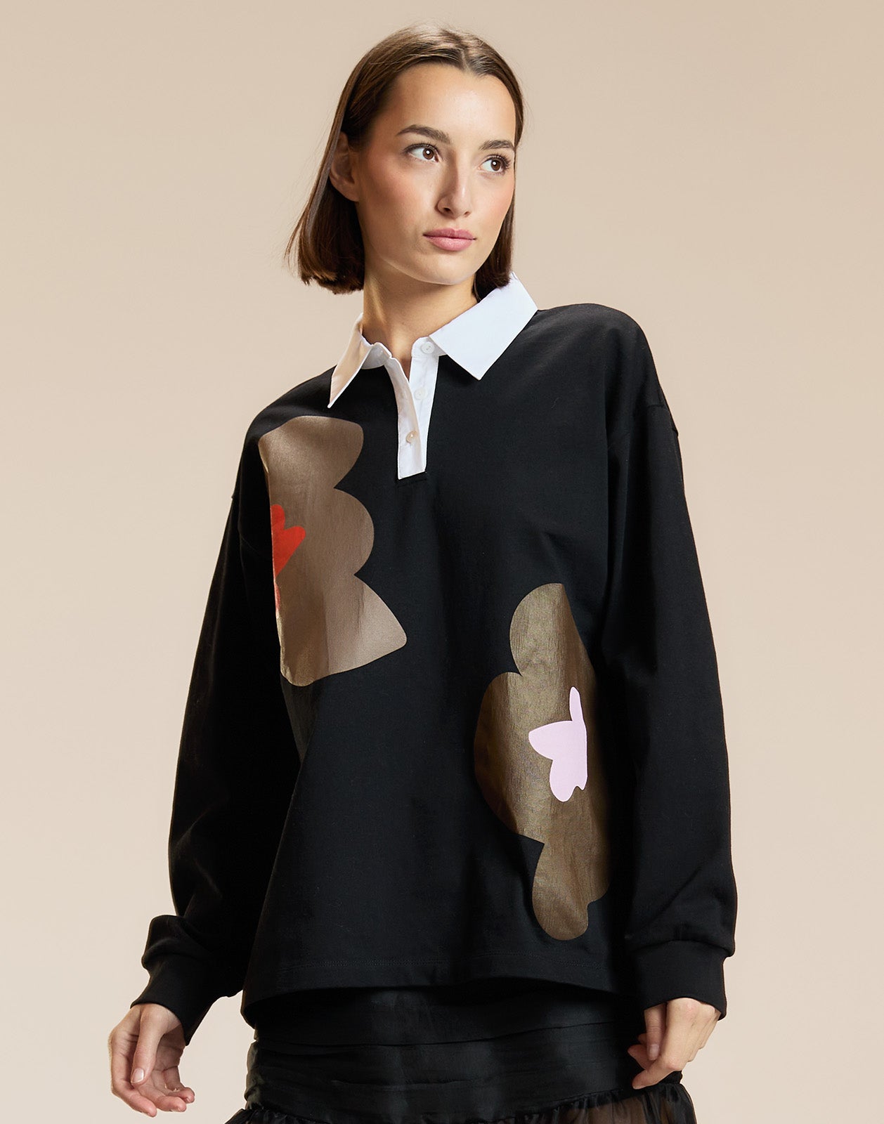 Ardie Printed Rugby Shirt Ardie Printed Rugby Shirt