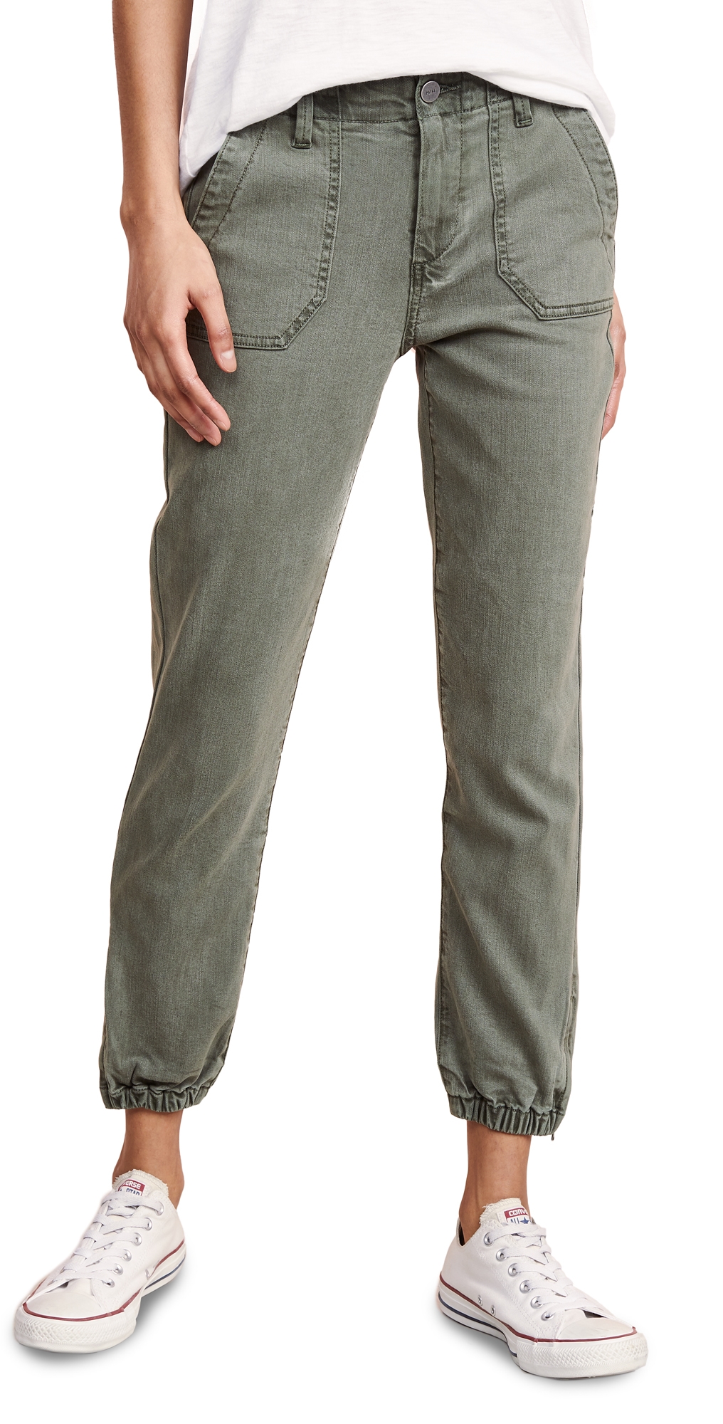 PAIGE Mayslie Joggers Vintage Ivy Green PAIGE Mayslie Joggers Vintage Ivy Green