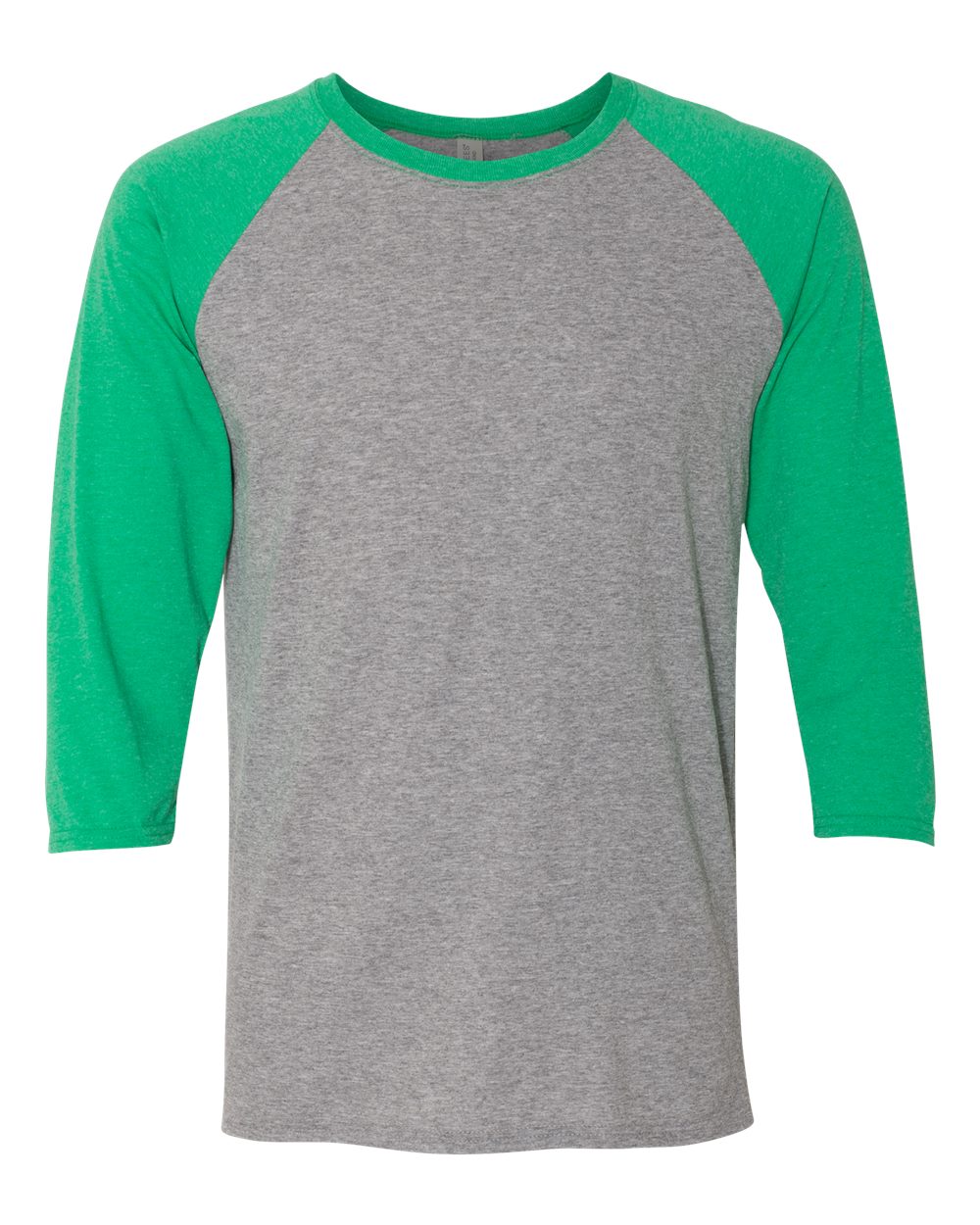 JERZEES – RR – Triblend Three – Quarter Raglan Baseball T – Shirt – Oxford Irish Green Heather JERZEES – RR – Triblend Three – Quarter Raglan Baseball T – Shirt – Oxford Irish Green Heather