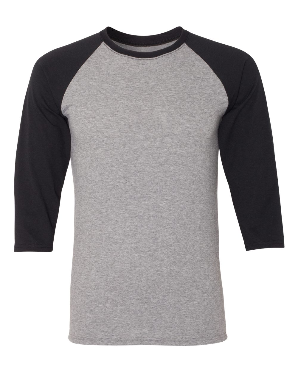 JERZEES – RR – Triblend Three – Quarter Raglan Baseball T – Shirt – Oxford Black JERZEES – RR – Triblend Three – Quarter Raglan Baseball T – Shirt – Oxford Black