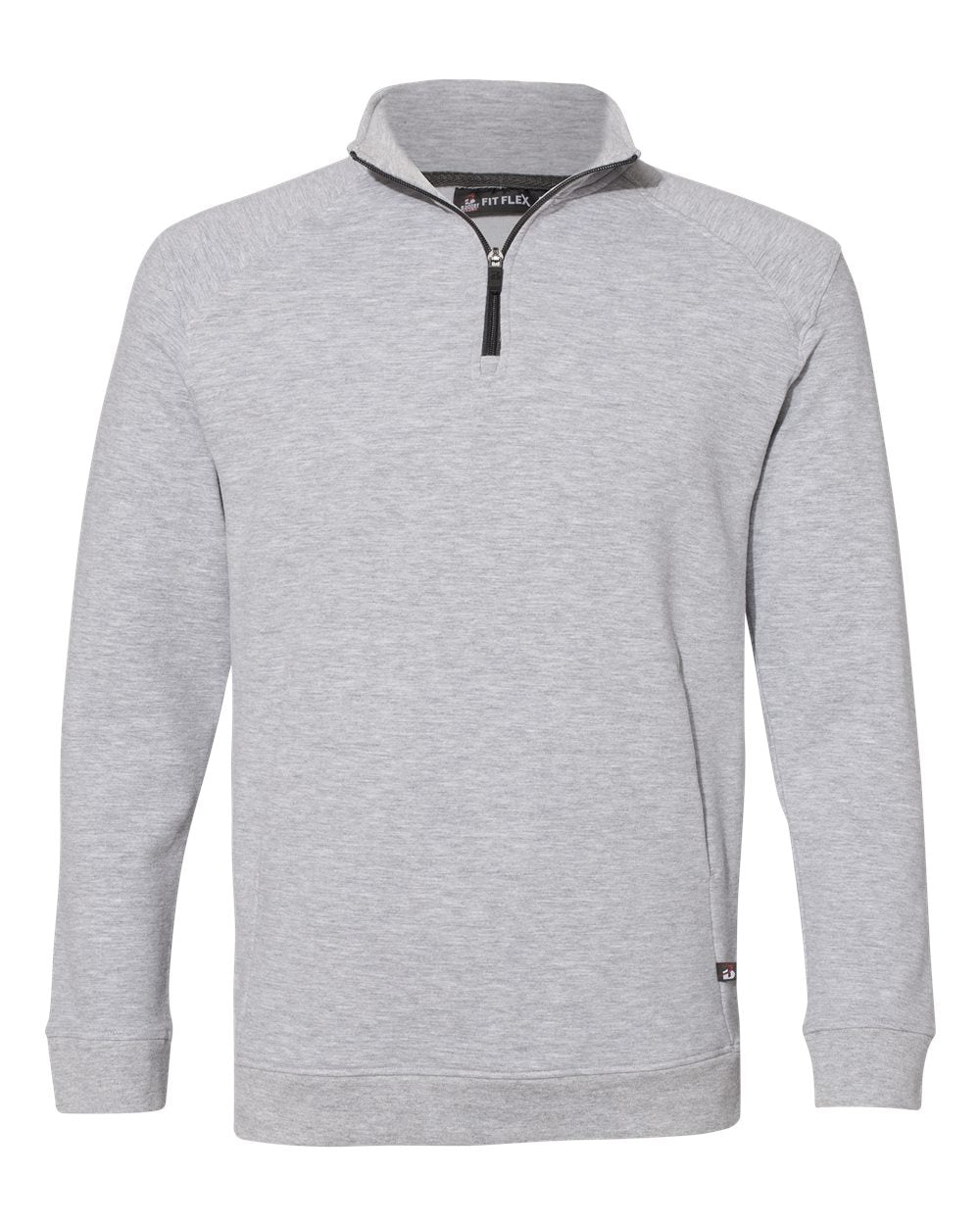 Badger – – FitFlex French Terry Quarter – Zip Sweatshirt – Oxford Badger – – FitFlex French Terry Quarter – Zip Sweatshirt – Oxford