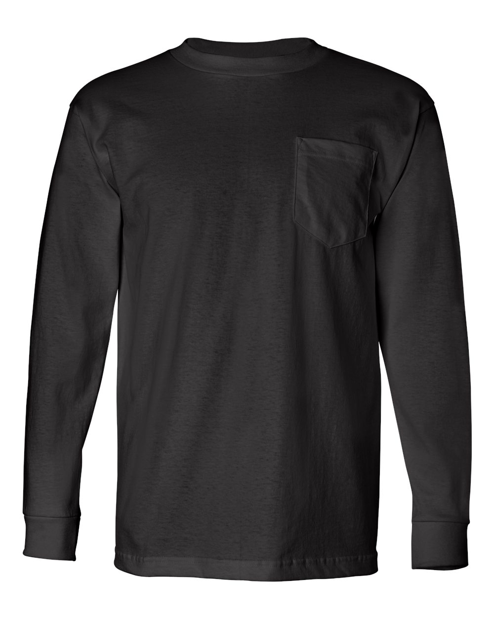 Bayside – – A – Made Long Sleeve Pocket T – Shirt – Black Bayside – – A – Made Long Sleeve Pocket T – Shirt – Black