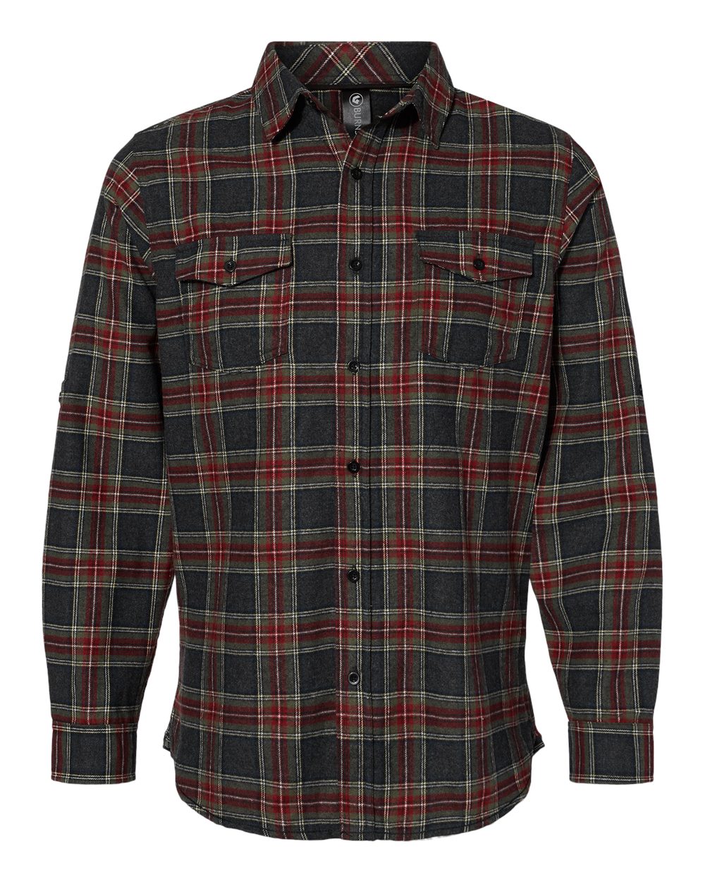 Burnside – – Yarn – Dyed Flannel Shirt – Red Burnside – – Yarn – Dyed Flannel Shirt – Red