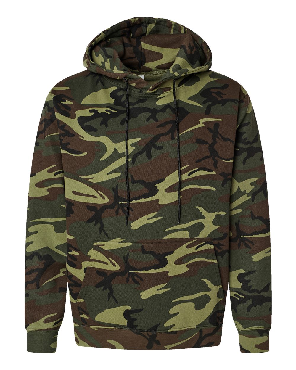 Code Five – – Camo Pullover Fleece Hoodie – Green Woodland – Code Five – – Camo Pullover Fleece Hoodie – Green Woodland –