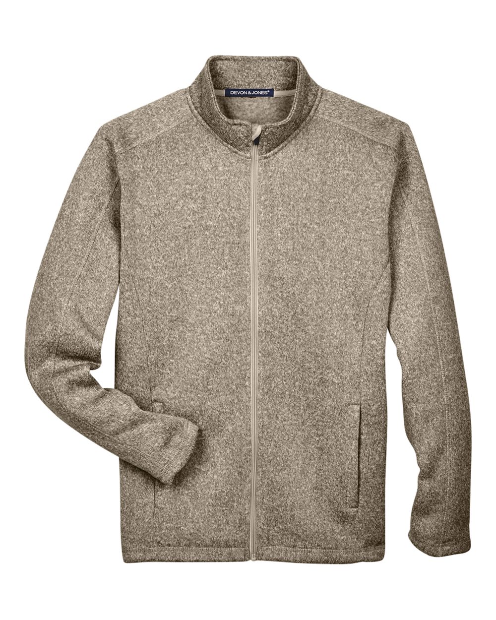 Devon & Jones – DG – Men’s Bristol Full – Zip Sweater Fleece Jacket – Khaki Heather Devon & Jones – DG – Men’s Bristol Full – Zip Sweater Fleece Jacket – Khaki Heather