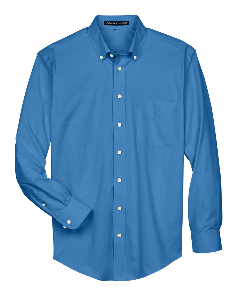Devon & Jones – D – Men’s Crown Collection Oxford Woven Dress Shirt – French Blue Devon & Jones – D – Men’s Crown Collection Oxford Woven Dress Shirt – French Blue