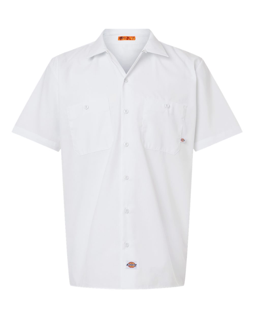 Dickies – S – Industrial Short Sleeve Work Shirt – White Dickies – S – Industrial Short Sleeve Work Shirt – White