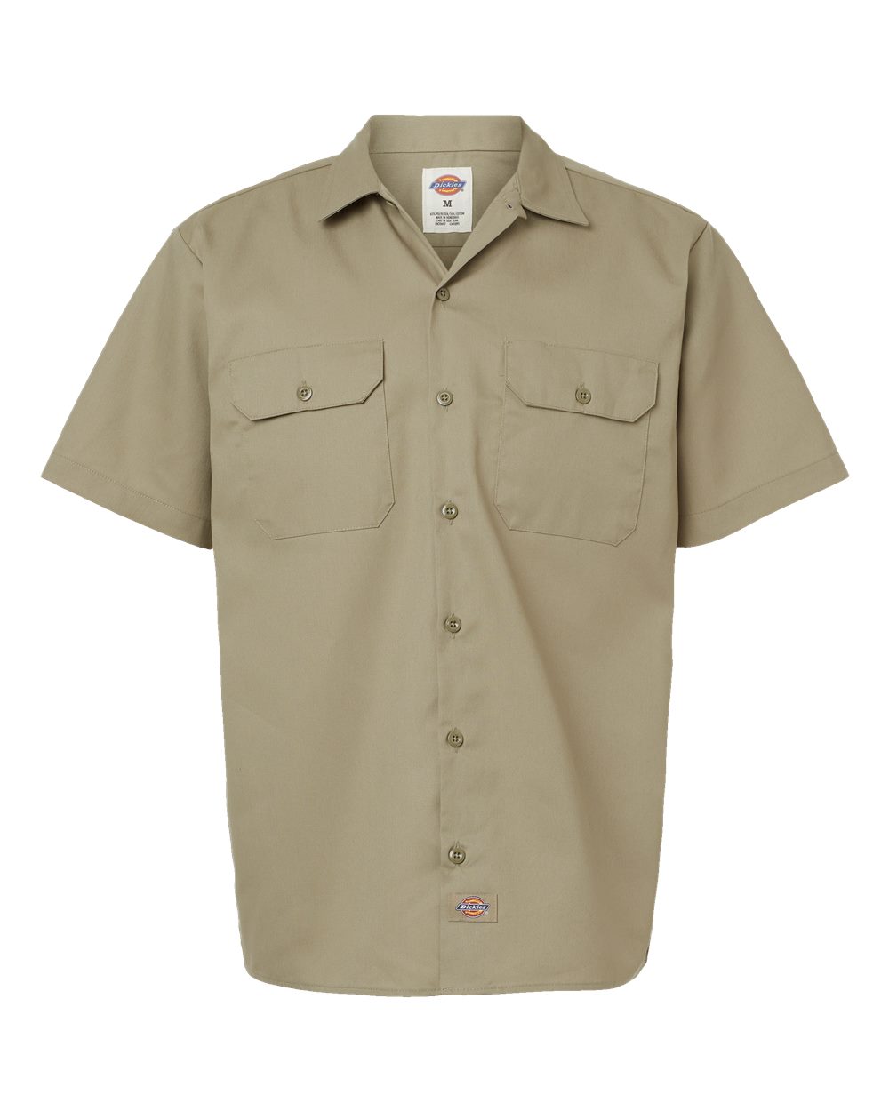 Dickies – – Short Sleeve Work Shirt – Khaki Dickies – – Short Sleeve Work Shirt – Khaki