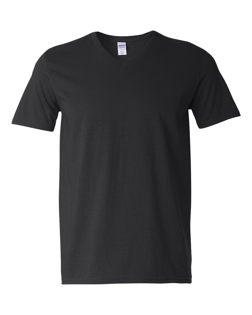 Gildan – V – Softstyle V – Neck T – Shirt – Black – Gildan – V – Softstyle V – Neck T – Shirt – Black –