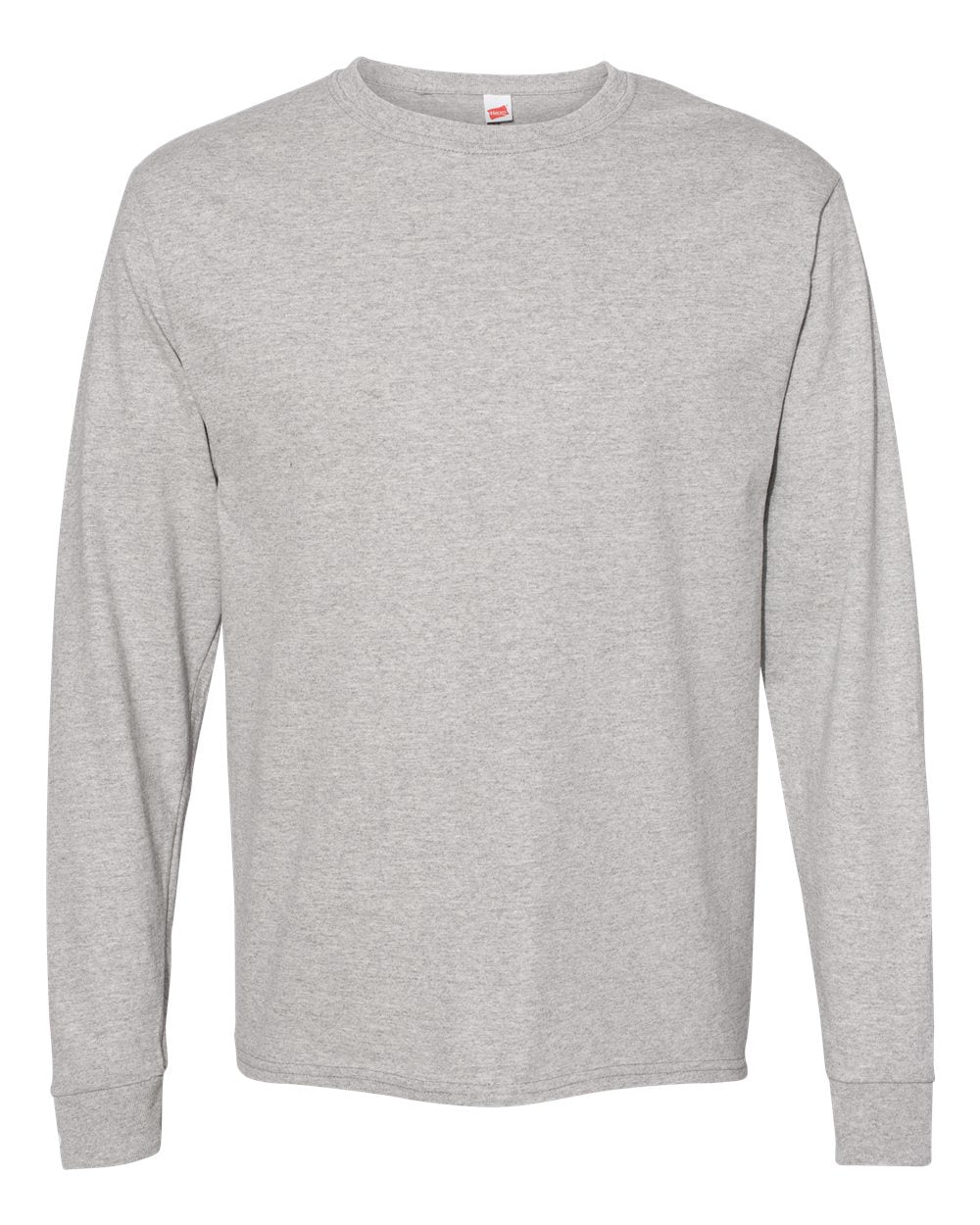 Hanes – – Essential – T Long Sleeve T – Shirt – Oxford Grey – Hanes – – Essential – T Long Sleeve T – Shirt – Oxford Grey –